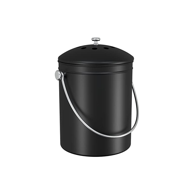 Utopia Kitchen Compost Bin for Kitchen Countertop - 1 Gallon