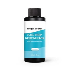 finger secret Nail Prep Dehydrator, 120ml/4fl.oz, Gel Polish Nail Polish for Nail Art Manicure DIY