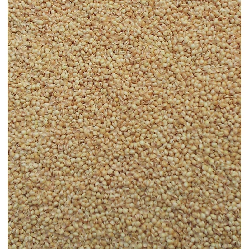 Half moon with natural filling black organic husk