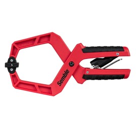 SEMBLE Ratcheting Clamp For Woodworking, 4 Inch, Quick-Release Wood Clamp With No Slip Grip