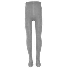 EWERS Pack of 2 Baby & Children's Ribbed Tights, Double Pack Cotton Tights for Boys and Girls, Made in Germany, Pink / Grey