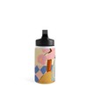 Deny Designs Water Bottle, Straw Lid 12 oz, sandrapoliakov FLOWERS