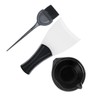 WOONEKY Hair Dye Tool Set Bowl Brush Dyeing Plate Prevent