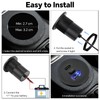 acegoo USB Socket 12V Outlet Campervan CNC Aluminum 48W with