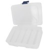 Organizer Box, 5 Grids Clear Visible Plastic Accessories Compartment Transparent
