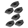 Kisangel 6 Pack Replacement Rubber Trek Cane Tips for Hiking