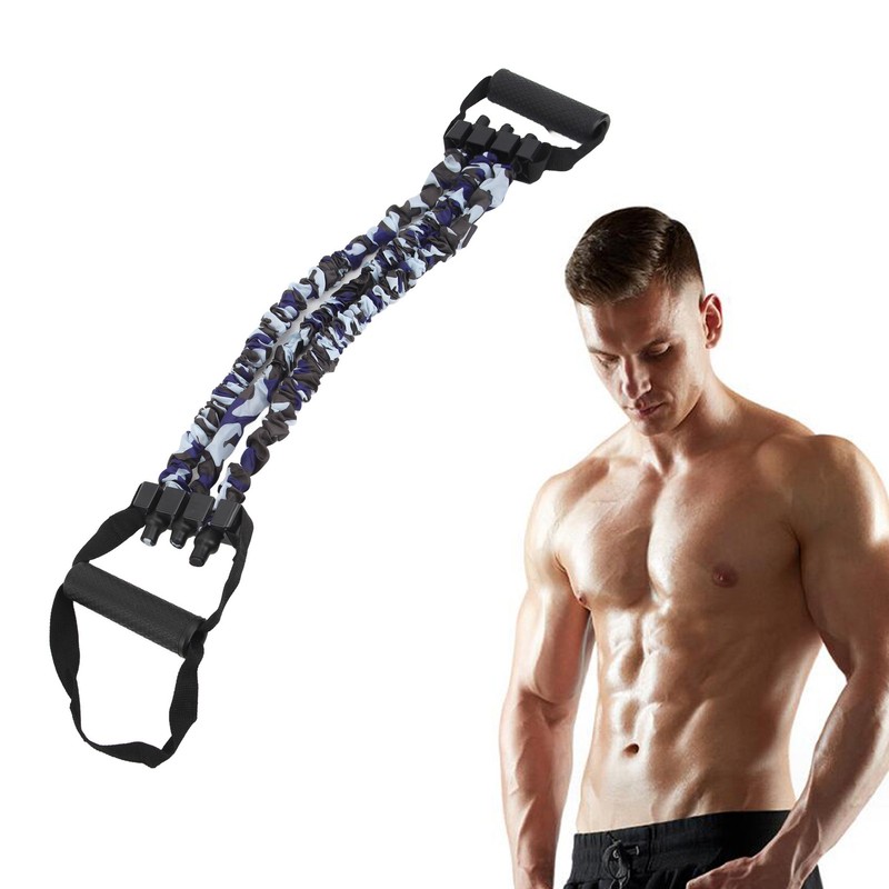 Chest Expander Adjustable Latex Nylon 3 Tube Chest Expansion Muscle