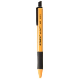 Stabilo Pointball B6030-46 Oil-based Ballpoint Pen, 0.02 inches (0.5 mm), Black, 2 Pieces