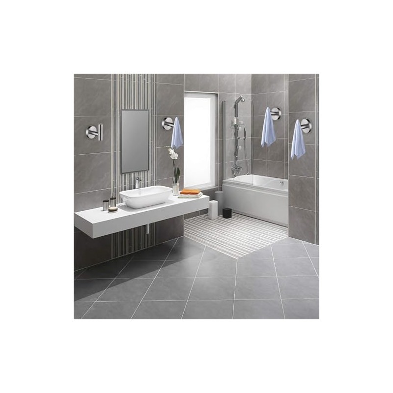 4 PCS Porta Toallas para Baño,304 Gancho de Acero Inoxidable