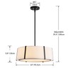 Shrine Lighting Drum Pendant Light, Modern Style, Drum Chandeliers for