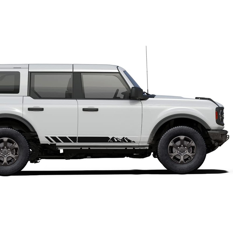 Mountain Stripes Decals Stickers Graphics Compatible with Ford Bronco –