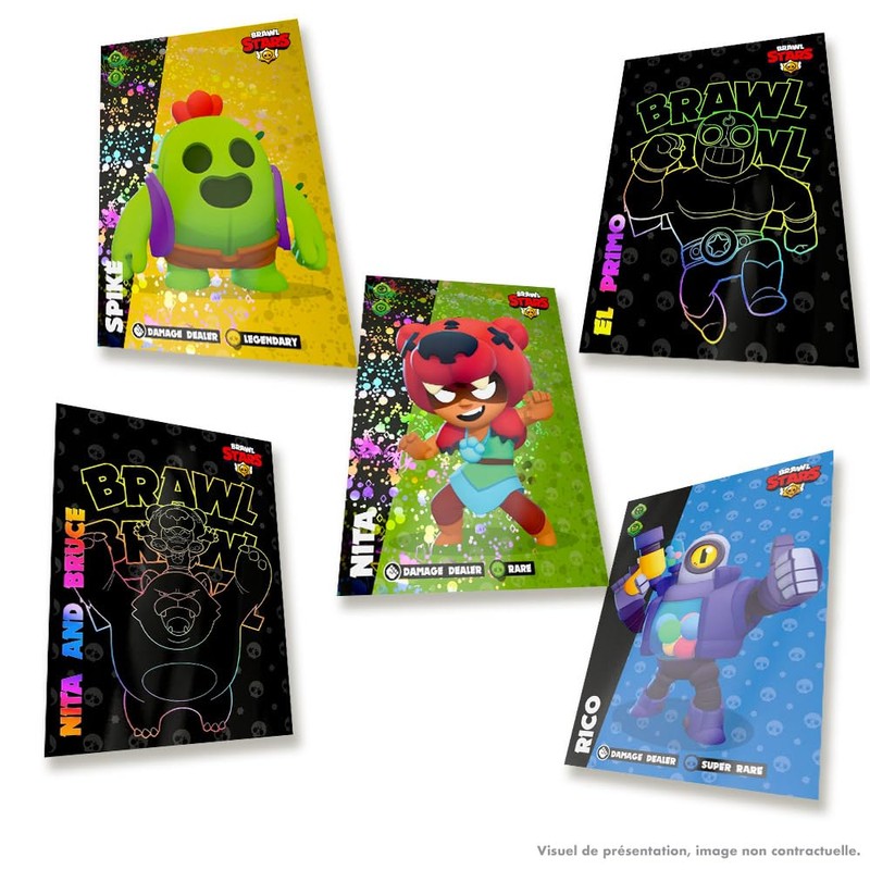 Panini Brawl Stars Trading Cards Blister Pack of 3 Sleeves