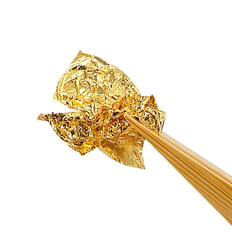 MODA TURÍN - 20 Láminas Oro Genuino Comestible 24K 4.33