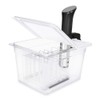 EVERIE Sous Vide Container 12 Qt with Collapsible Hinged Lid