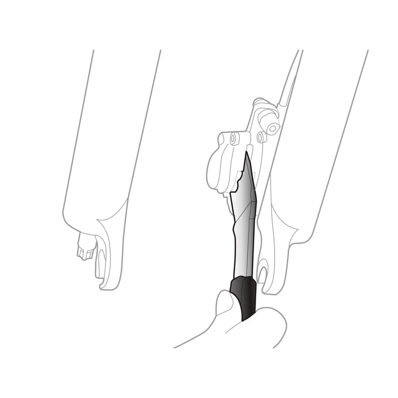 Topeak Unisex's Caliper Hydraulic Calliper Press-Black, One Size, grey-grey