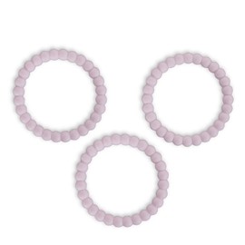 ohlivia Janne Teether Set of 3 Plain Mystic Lilac