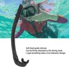 Diving Snorkel Foldable Odorless Silicone L Shape 38cm Soft Freediving