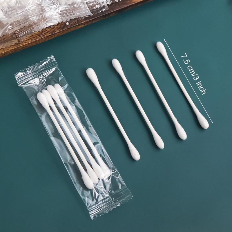 100 Pack Cotton Swabs, Individually Wrapped Cotton Swab, Individually Wrapped