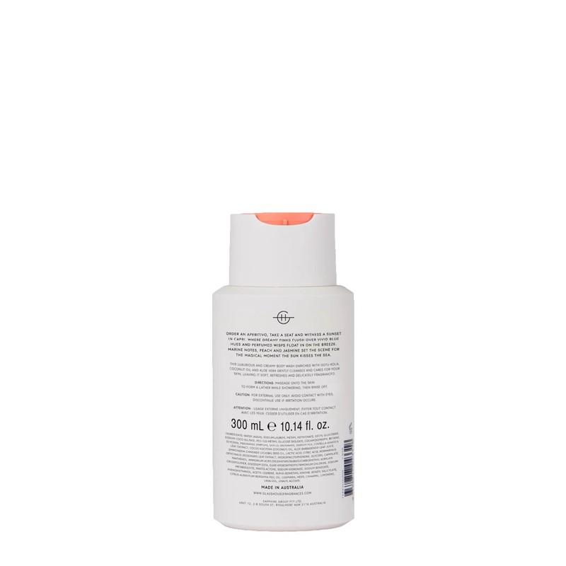 Glasshouse Fragrances SUNSETS IN CAPRI Body Wash 300ml