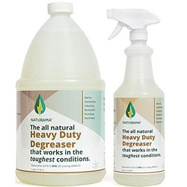 Naturama Heavy Duty Degreaser: Eco-Friendly, Odorless, AND Powerful. A Great Cleaner for Kitchen, Automotive, and Industrial Purposes. Removes grease, oil, and grime. (Refill)