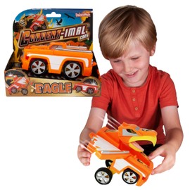 Convertimal Cars - Eagle from Deluxebase. Transformer Toy Cars and Robot Racer for Kids. A cool bird toy That is The #1 transforming car eagle toy for boys and girls