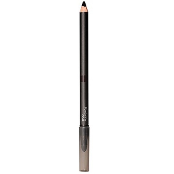 Powderliner Pencil Eye Liner for Soft Smokey Eye - Dual-ended liner for smudgy, smokey looks (Coal)
