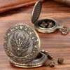 Mini DND Dice Set, with Steampunk Dragon Head Pocket Watch