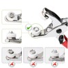 Veumoie Pearl Snaps for Fabric Snap Pliers, Metal Snap Button