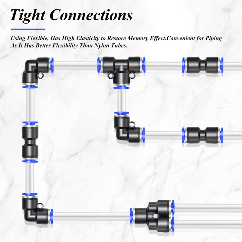 TAILONZ PNEUMATIC Clear 8 mm or 5/16 OD 5 mm