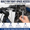 Bike Roadside Repair Kit with Mini Ratchet Tool, Chain Breaker