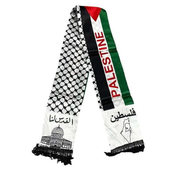 Free Palestine Outdoor Neck Scarf - Gaza, Flag, Keffiyeh, Traditional Design - Premium Quality