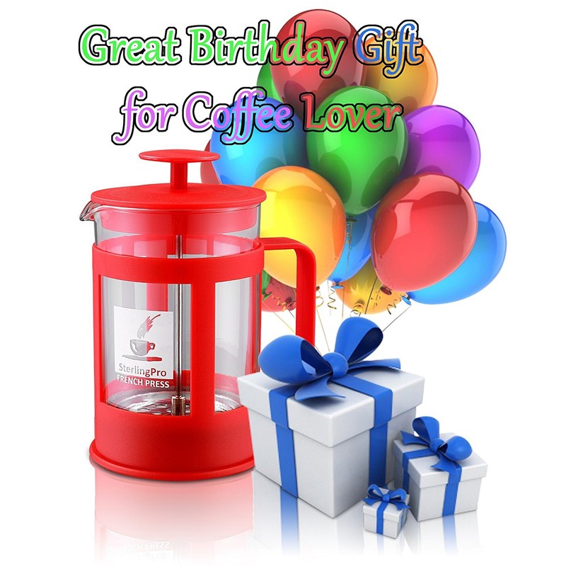 SterlingPro 6 Cup French Coffee Press, Unique Double Screens