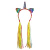 Boland 04528 Unicorn Tiara with Synthetic Hair and Sequins, Headband