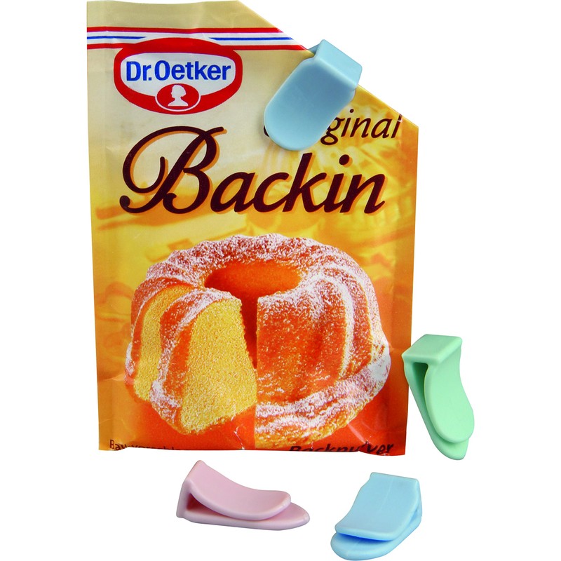 Dr. Oetker Mini Bag Clip (Colour: Pink, Light Green, Light