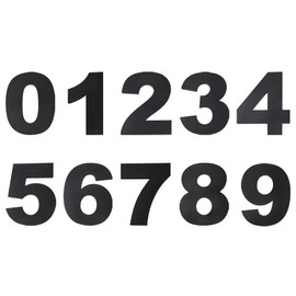 3D Números Residenciales Casa Altura 20cm Arialblack Acrílic Números Para Casa, Departamentos, Oficinas, Bodegas Negro Mate Buena Calidad y Fáciles de Instalar (1)