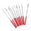 Set of 10, Diamond File, Sharpener, Grinding, Ironwork, Metal, Fine