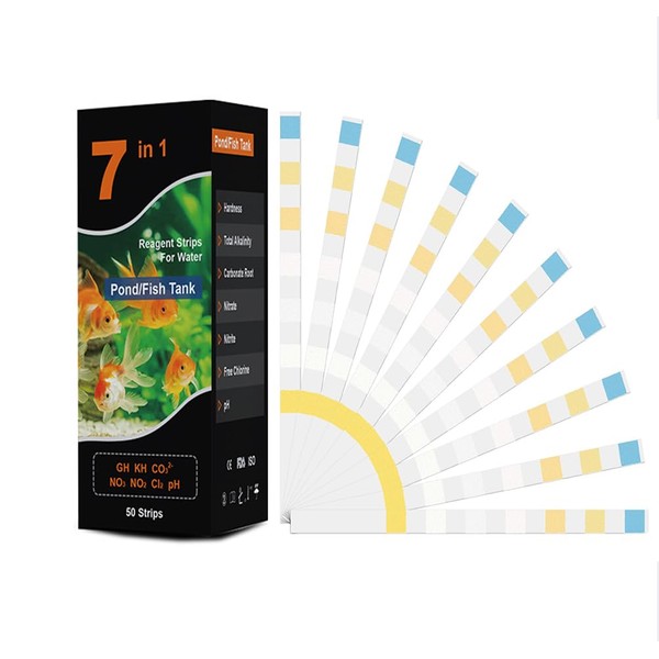 Aquarium Test Strips, 7 IN 1 Aquarium Test Kit, Fish
