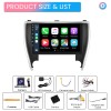 64G Car Radio Stereo for Toyota Camry 2015-2017 Carplay Andriod