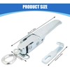 Metal Lockable Hasp with Spring-Loaded Latch, Metal Buckle Lock Fastener