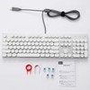 HUO JI E-Yooso Z-88 Wired Typewriter Style Mechanical Gaming Keyboard,