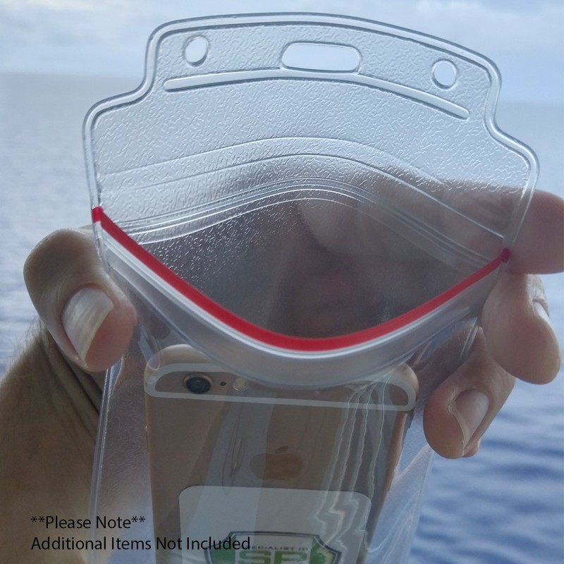 Heavy Duty Extra Large 4X6 Badge Holder - Vertical -