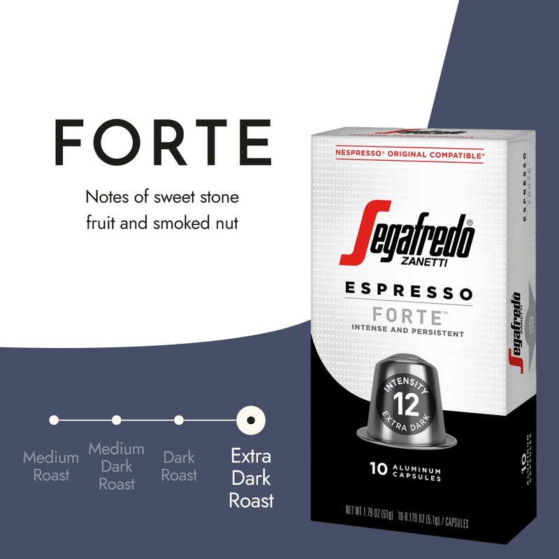 Segafredo Zanetti Espresso Capsules – Aluminum Pods for Nespresso Original