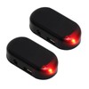 Pack of 2 Car Alarm System, Anti Theft Flashing Lamp,