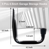 Dreecy J Utility Hooks for Hanging Heavy Duty Garage Storage