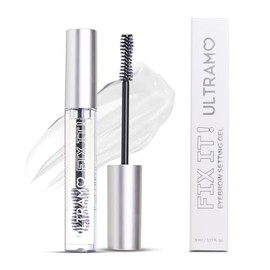 Gel para Cejas de Extra Fijación 5ml, Ultramo Brow Glue Textura Suave y Volumen Natural, A Prueba de Sudor, Sin Sensación Pegajosa, Sin Grumos, Aporta Definición y Volúmen, Fijación por 16H