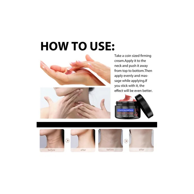 Ee Crema Anti Arrugas Cara, Cuello Pecho, Elimina Manchas
