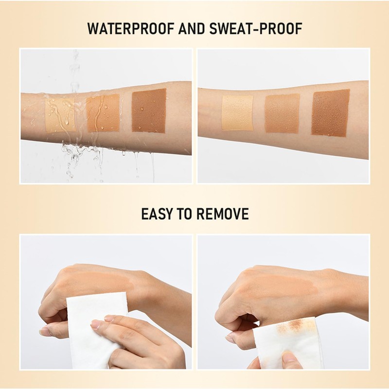 Leg Make-Up Waterproof without Transmission, Leg Makeup Concealer, Waterproof Cover