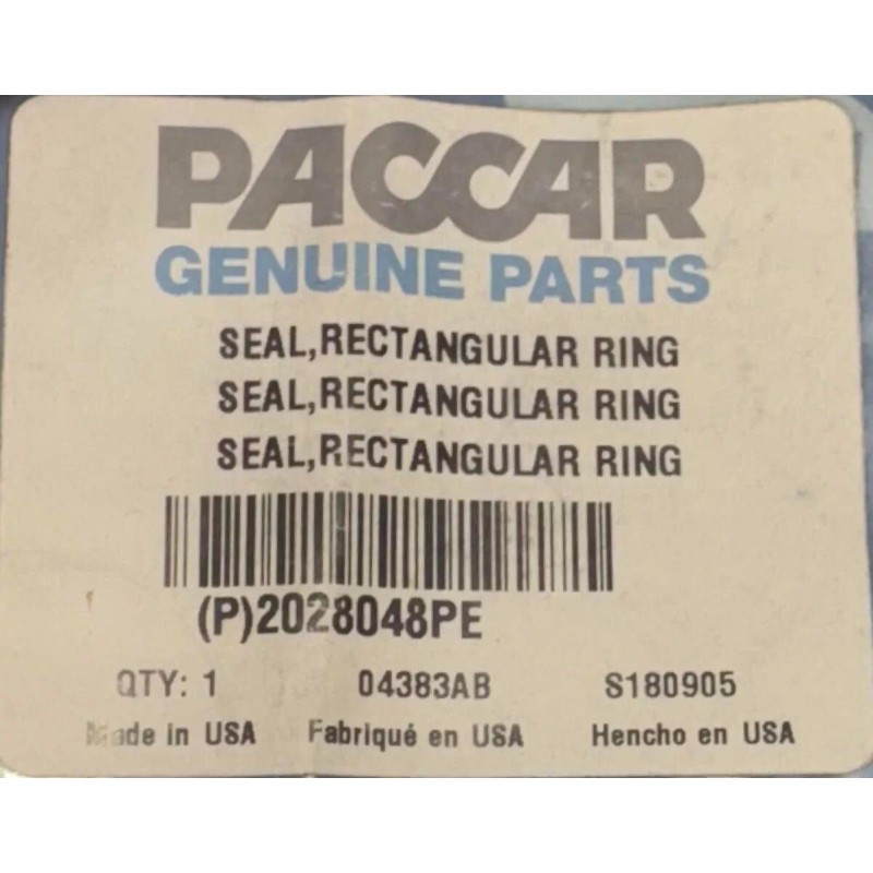 Paccar 2028048PE Genuine Paccar DEF Doser Gasket OEM - New