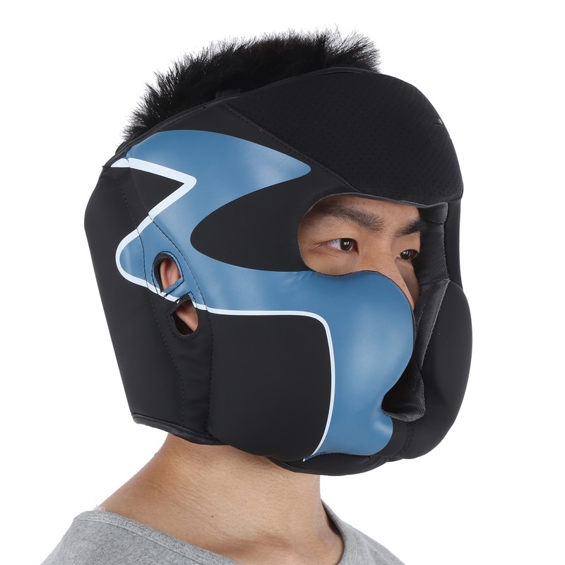BN FIGHT Boxing Helmet Head Guard Headgear for Sanda Mauy