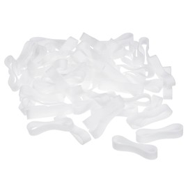MECCANIXITY Silicone Rubber Bands Rings 100Pcs Non-slip 25mm Dia 1mm Thick 7mm Width for Wire Cord Cable Wrapping, Bundle